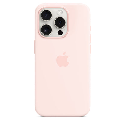 iPhone 15 Pro  Silicon Case with Magsafe - Pink