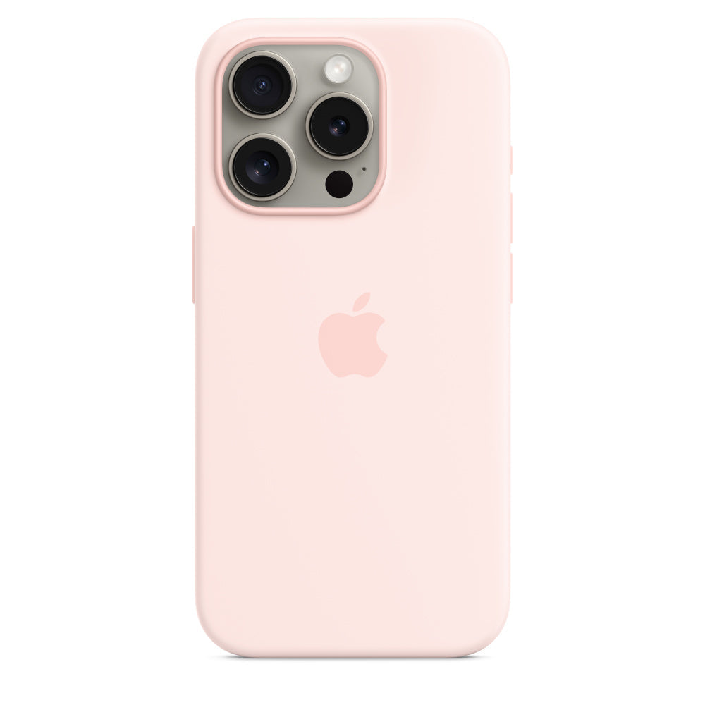 iPhone 15 Pro  Silicon Case with Magsafe - Pink