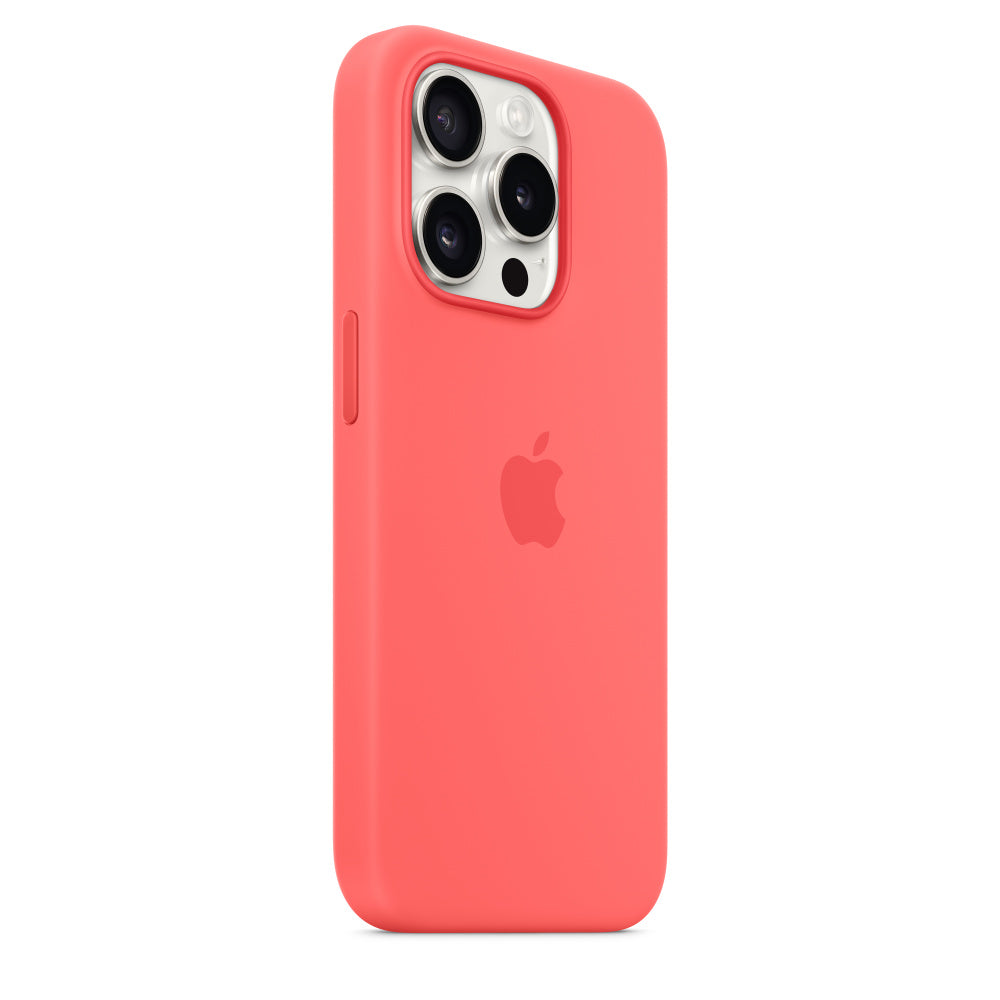 iPhone 15 Pro  Silicon Case with Magsafe Case - Red