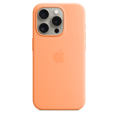 iPhone 15 Pro Max Silicon Case with Magsafe-Orange