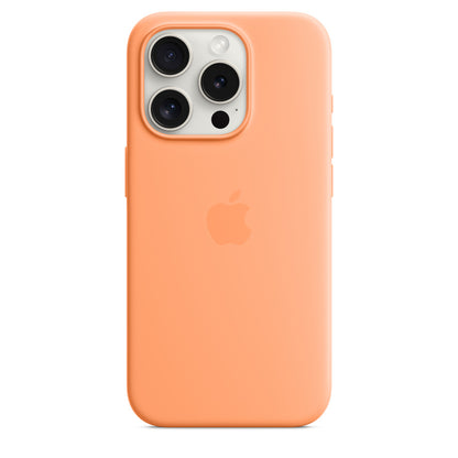 iPhone 15 Pro Max Silicon Case with Magsafe-Orange