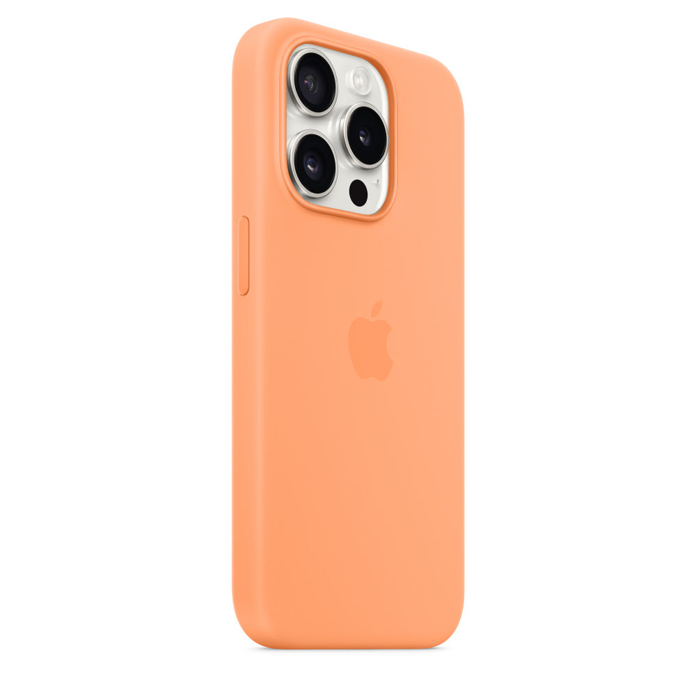 iPhone 15 Pro Max Silicon Case with Magsafe-Orange