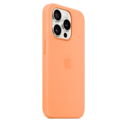 iPhone 15 Pro Max Silicon Case with Magsafe-Orange