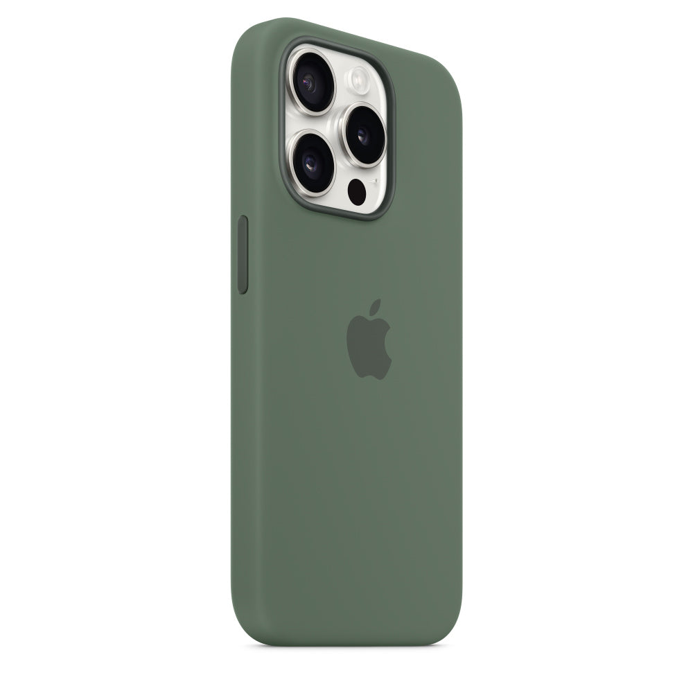 iPhone 15 Pro Max Silicon Case with Magsafe-Green