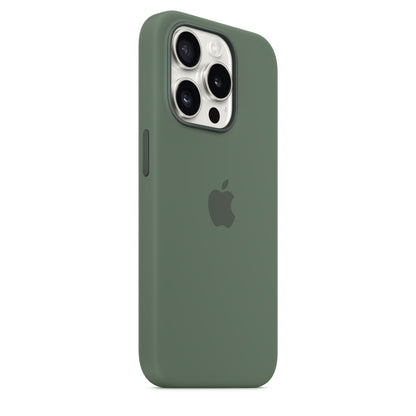 iPhone 15 Pro Max Silicon Case with Magsafe-Green