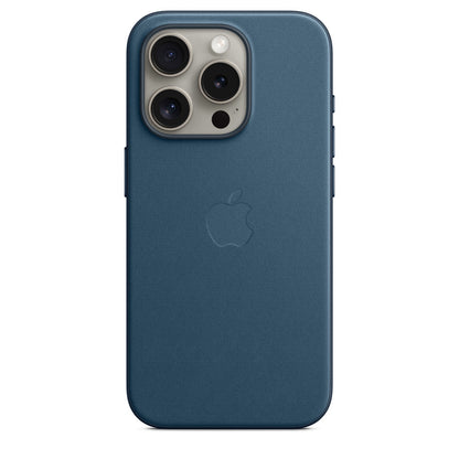 iPhone 15 Pro  FineWoven Case With Magsafe - Pacific Blue