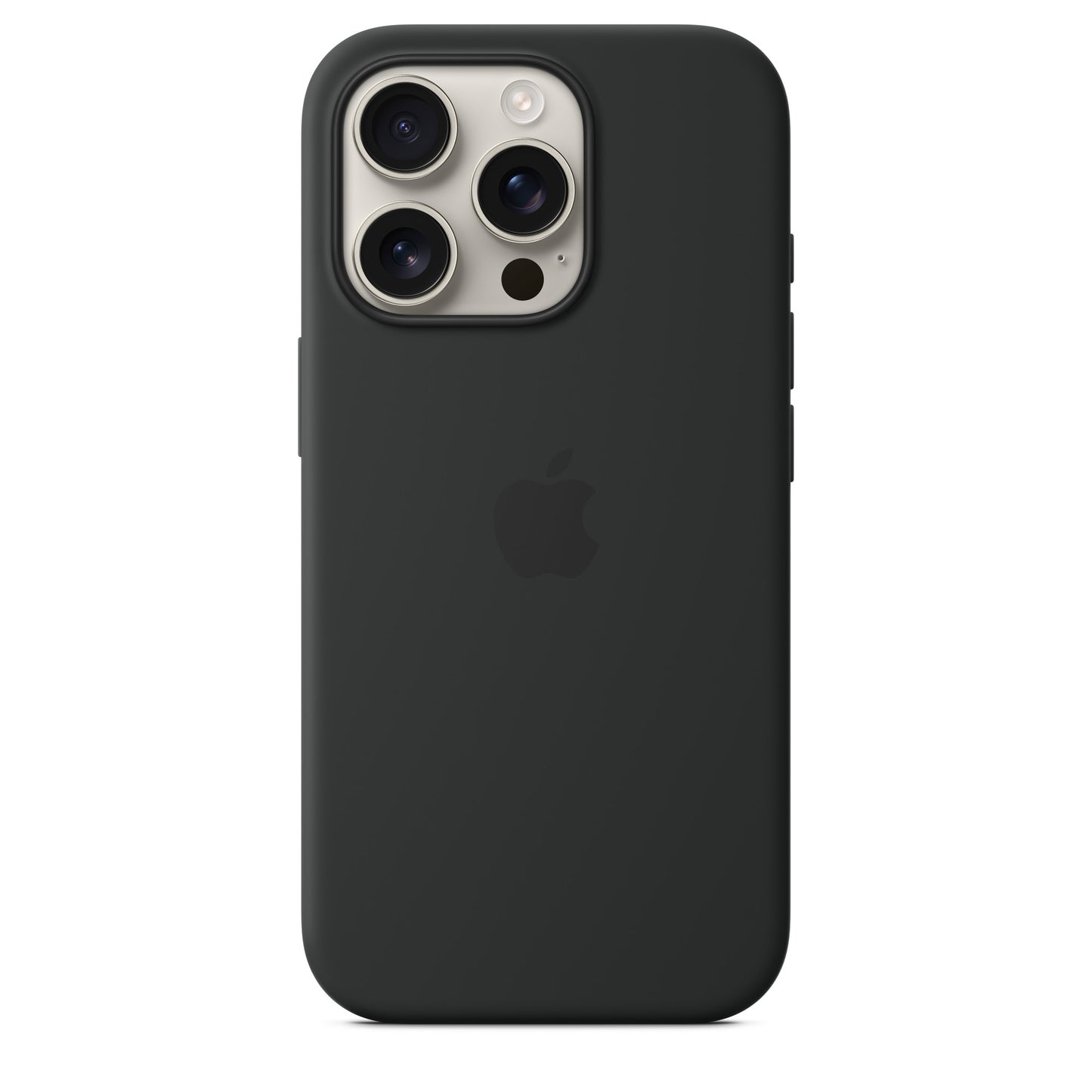 iPhone 16 Pro Max Silicon Case with Inbuilt Camera Control Button & Magsafe - Black