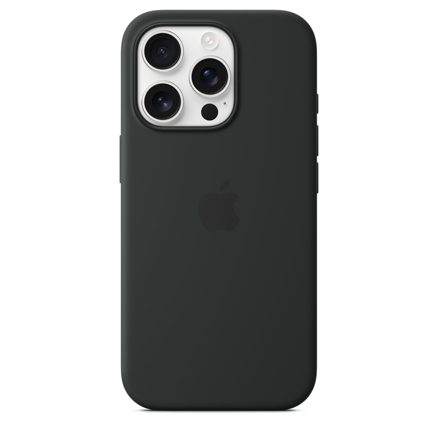 iPhone 16 Pro Max Silicon Case with Inbuilt Camera Control Button & Magsafe - Black