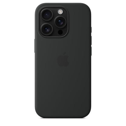 iPhone 16 Pro Max Silicon Case with Inbuilt Camera Control Button & Magsafe - Black