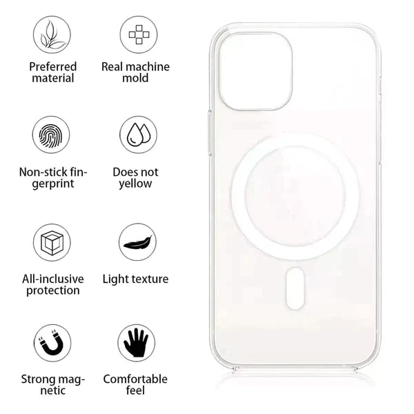 iPhone 14 Pro Max Clear Transparent Case with Magsafe