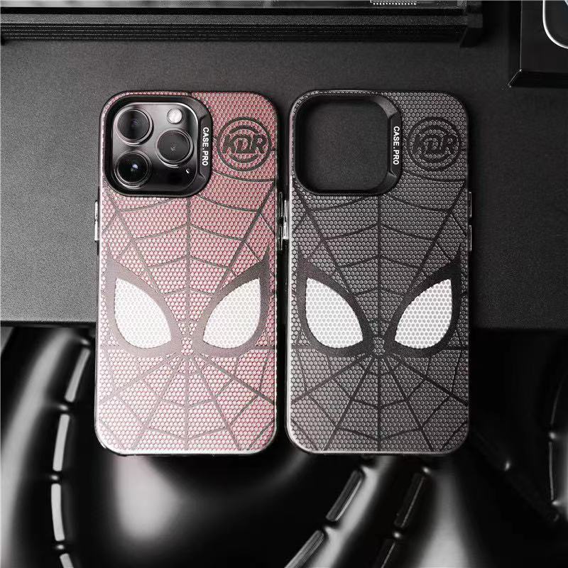 iPhone 14 Pro Max Marvel Spiderman Shockproof Case - Red