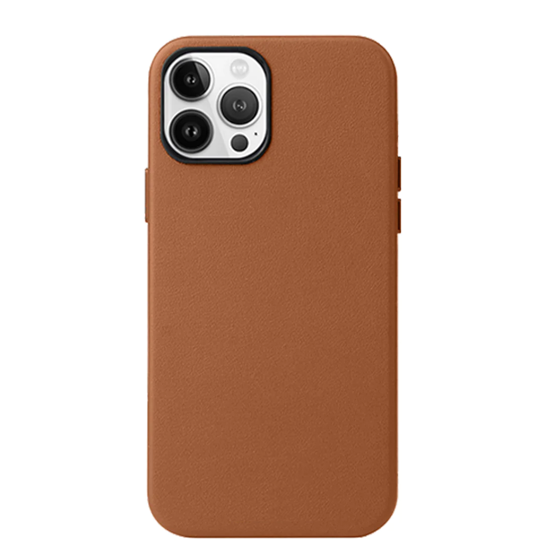 K-Doo iPhone 13 Pro Leather Back Cover Case - Brown