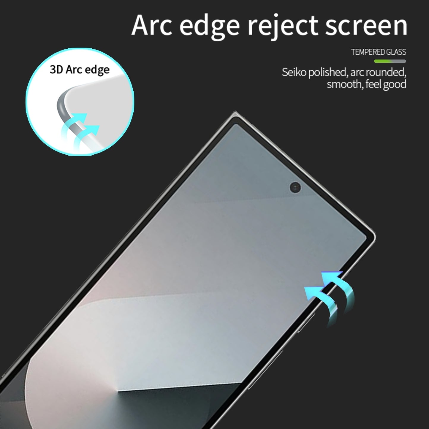 Samsung Galaxy Z Fold 6 Full Glue HD Tempered Glass Screen Protector