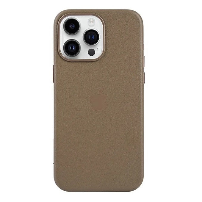 iPhone 15 Pro Leather Case with MagSafe - Natural Titanium