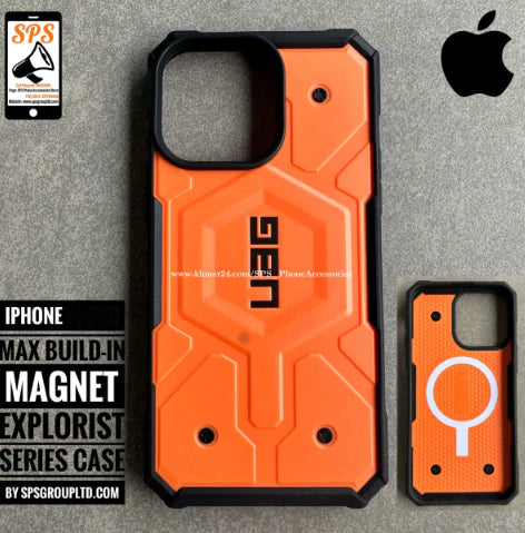 iPhone 15 Pro Max UAG Pathfinder Rugged Case With Magsafe - Orange