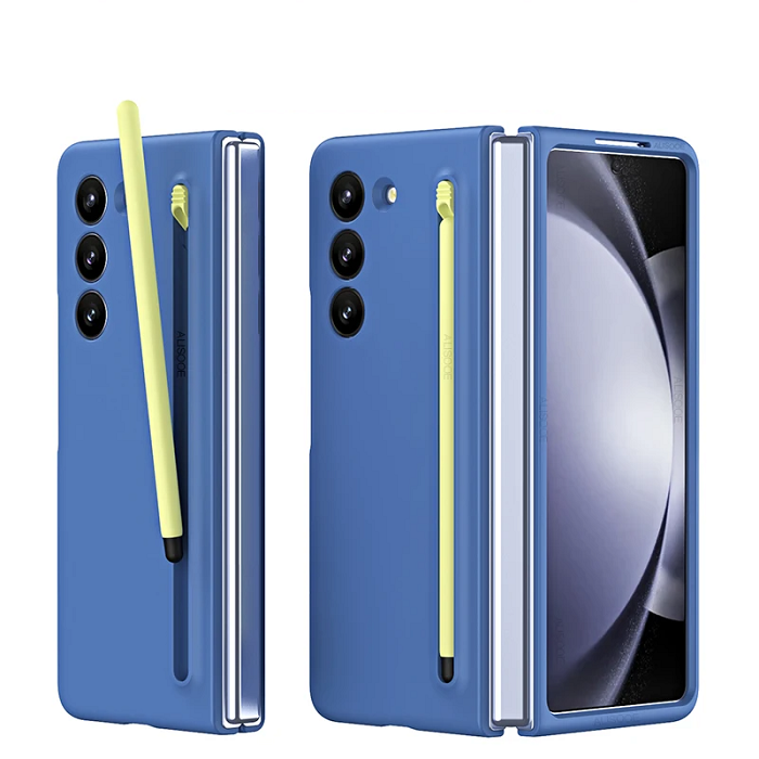 Samsung Galaxy Z Fold 6 Ultra Slim S Pen Case with Camera & Front Glass Protection - Blue (Copy)