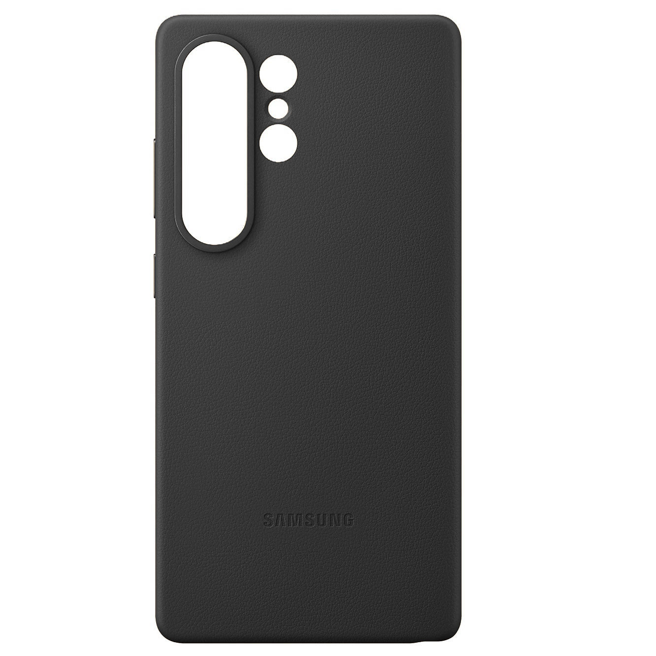 Samsung Galaxy S25 Ultra Kindsuit Leather Back Cover Case - Black