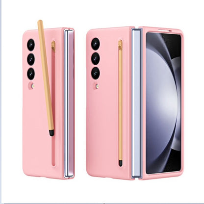 Samsung Galaxy Fold 4 Integrated Skin Feel Case with S Pen - Pink