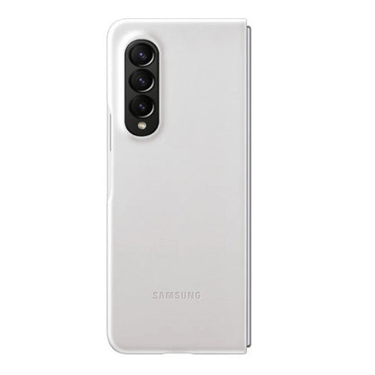 For Samsung Galaxy Fold 4 Leather Case - White