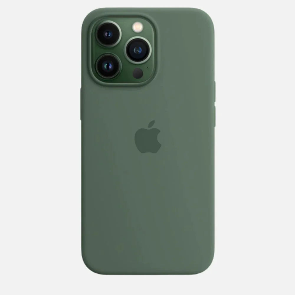 iPhone 13 Pro Liquid Silicon Case - Dark Green