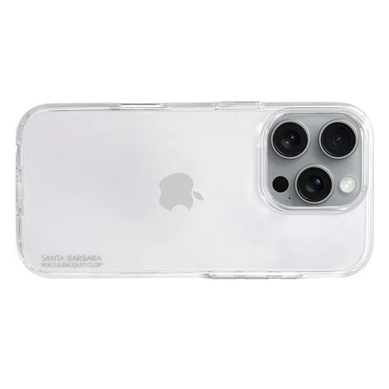 iPhone 16 Pro Max Santa Barbara Polo & Racquet Club Trasparent Crystal Clear Case - Trasparent