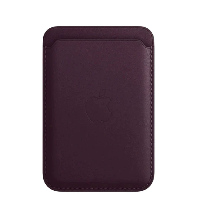 iPhone 15 Pro  Faux Leather Wallet Magsafe With Logo