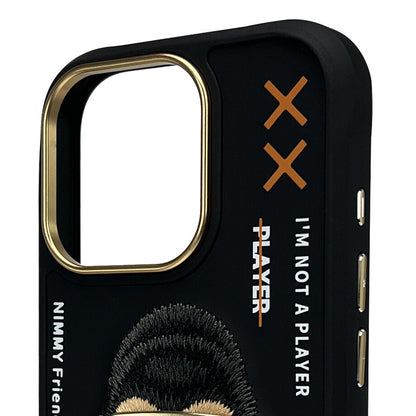 iPhone 16 Pro Max Nimmy Official Embroidery Jacket Series Back Cover - Gorilla