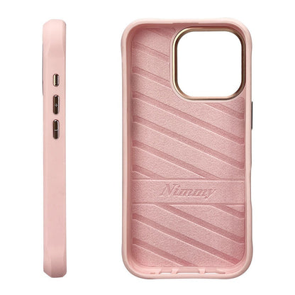 iPhone 16 Pro Max Nimmy Official Embroidery Big Eye Series Back Cover Case - Pink