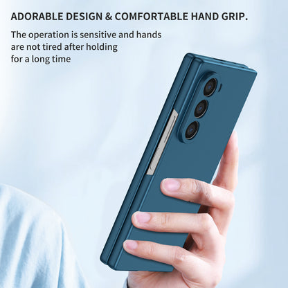 Samsung Galaxy Z Fold 6 Basic Protection Camera Protective Hard Shell PC Matte Cover - Blue