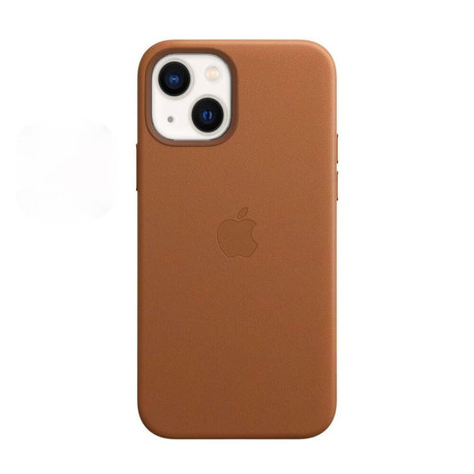 iPhone 15 Leather Case with MagSafe Animation - Saddle Brown