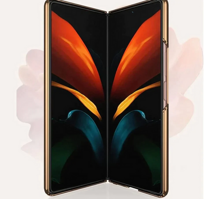 Samsung Galaxy Z Fold 4 Deer Pattern Glass Case - Wine