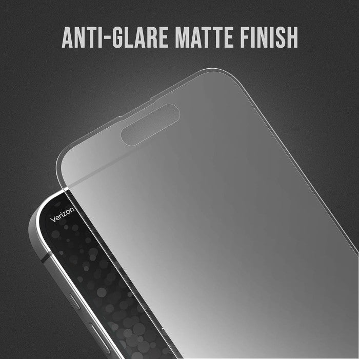 iPhone 15 Plus Anti Glare Matte Finish Tempered Glass - Anti Fingerprint