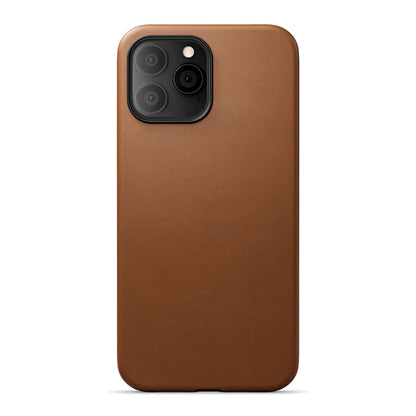 iPhone 14 Pro Kzdoo Genuine Leather Case - Brown