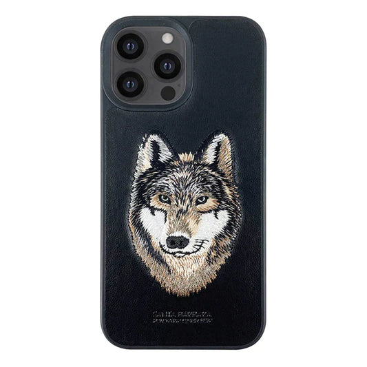 iPhone 14 Pro Santa Barbara Savanna Series Leather Case - Husky