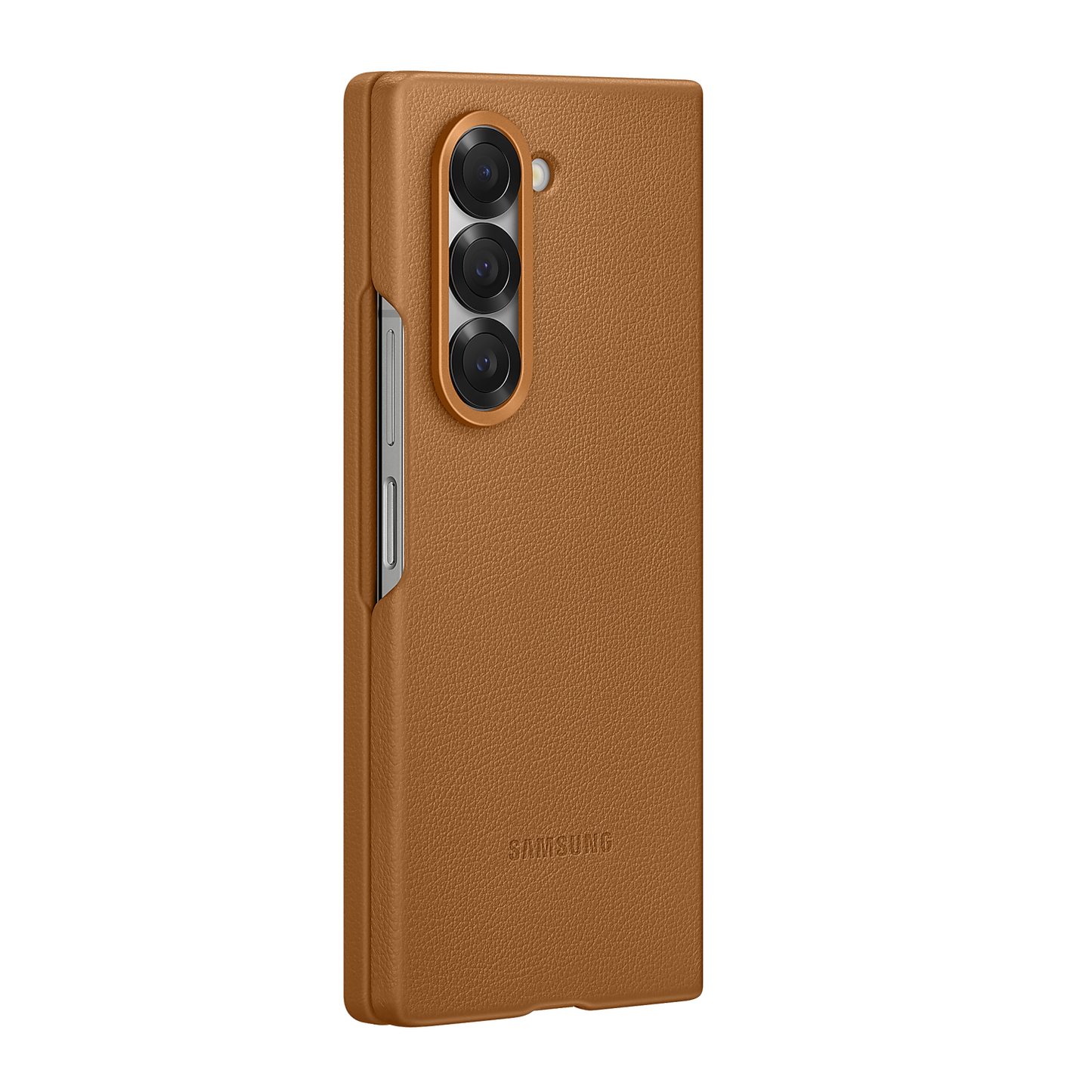 Samsung Galaxy Z Fold 6 Leather Case Protection Protective Shell Cover - Brown