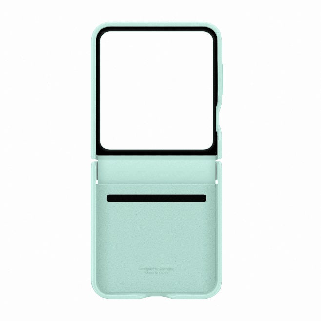 Samsung Galaxy Z Flip6 Leather Case Protection Protective Shell Cover - Mint