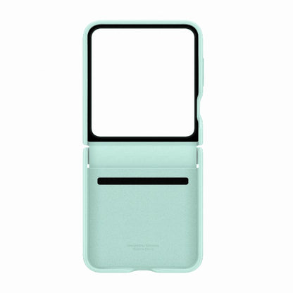 Samsung Galaxy Z Flip6 Leather Case Protection Protective Shell Cover - Mint