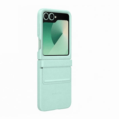 Samsung Galaxy Z Flip6 Leather Case Protection Protective Shell Cover - Mint