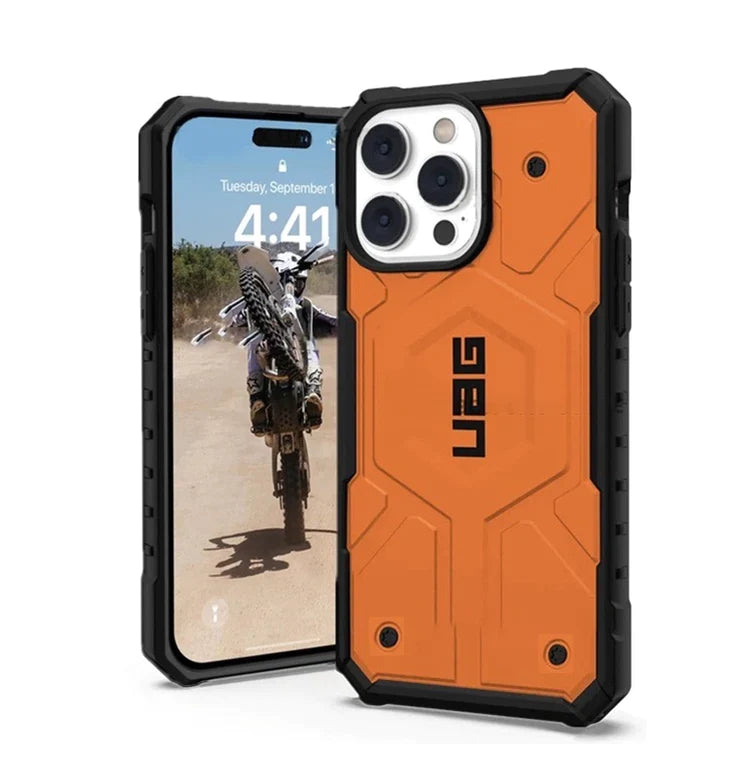 iPhone 15 Pro  UAG Pathfinder Rugged Case With Magsafe - Orange