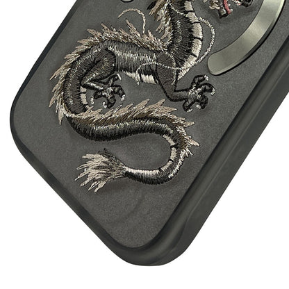 iPhone 16 Pro Max Nimmy Embroidery Dream Animal Series Dragon Case - Magsafe