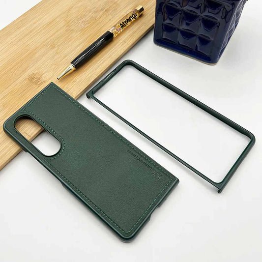 Samsung Galaxy Z Fold 4 HDE Leather Case - Green