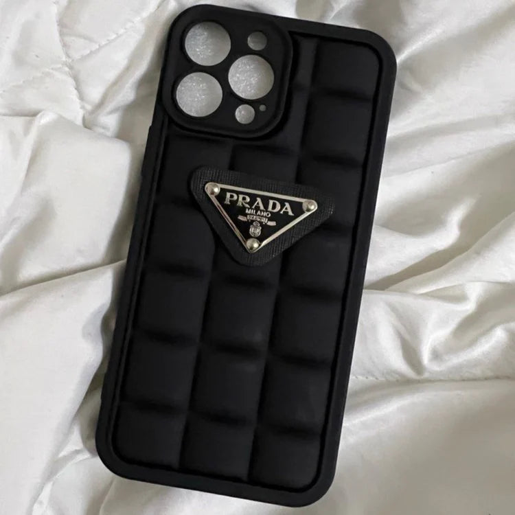 iPhone 14 Pro Max Luxury Prada Kitkat Shaped Soft Case