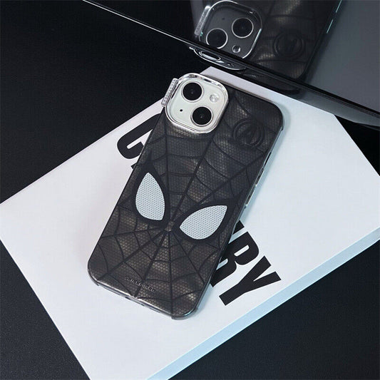 iPhone 14 Marvel Spiderman Shockproof Case - Black