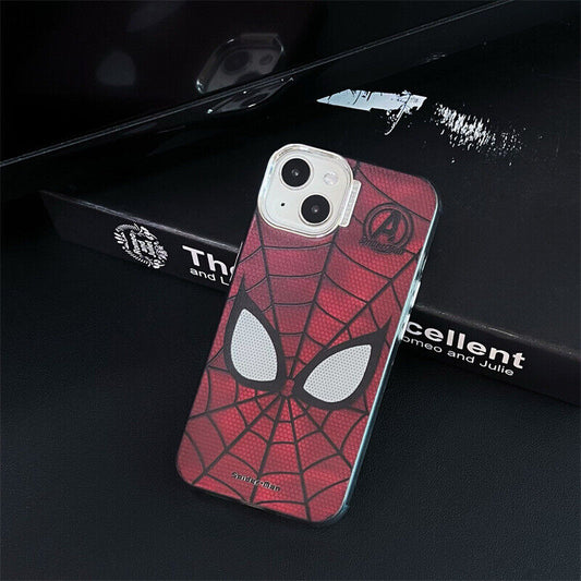 iPhone 14 Marvel Spiderman Shockproof Case - Red