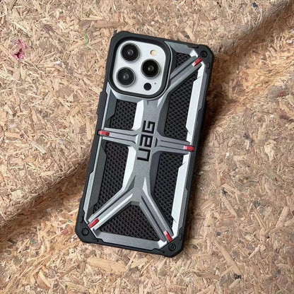 iPhone 15 UAG Monarch Rugged Armour Premium Protective Kevlar Case - Gray