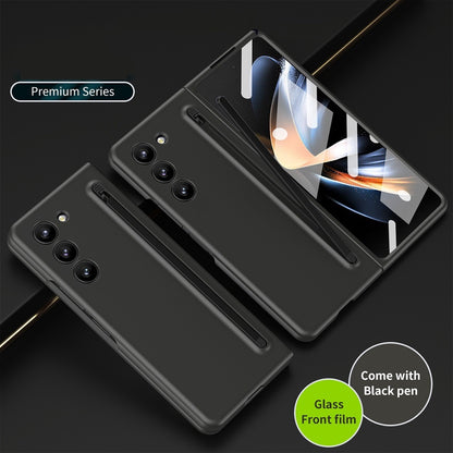 Samsung Galaxy Z Fold 6 Slim S Pen Case with Front Glass Protection & Stylus Included - Black