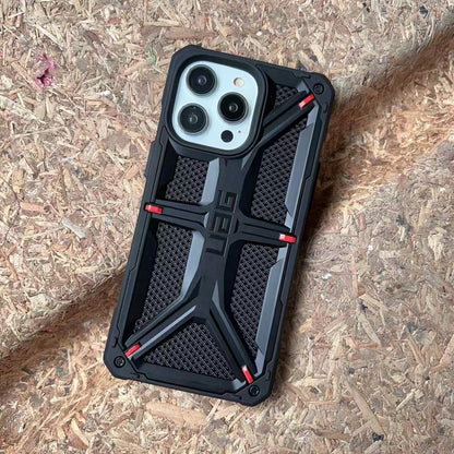 iPhone 15 UAG Monarch Rugged Armour Premium Protective Kevlar Case - Black