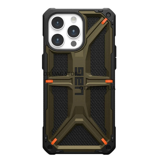 iPhone 15 UAG Monarch Rugged Armour Premium Protective Kevlar Case - Green