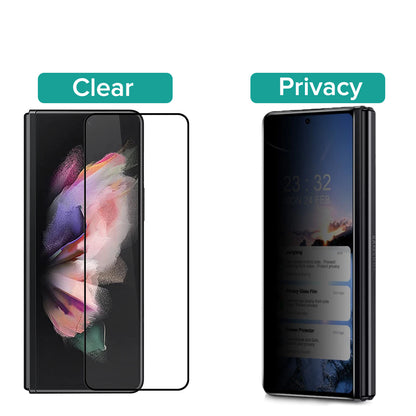 Samsung Galaxy Z Fold 6 Full Glue Full Cover Privacy Tempered Glass Screen Protector