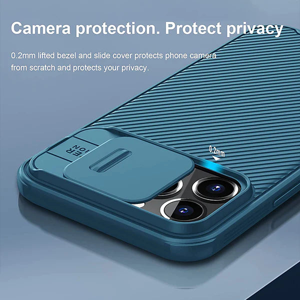 iPhone 13 Pro Max Cam Shield Pro Case - Blue